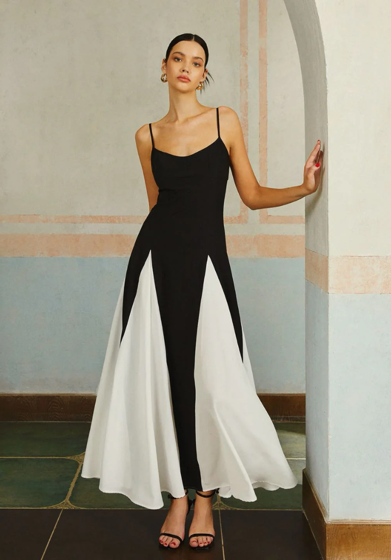 Contrasting Maxi Dress®
