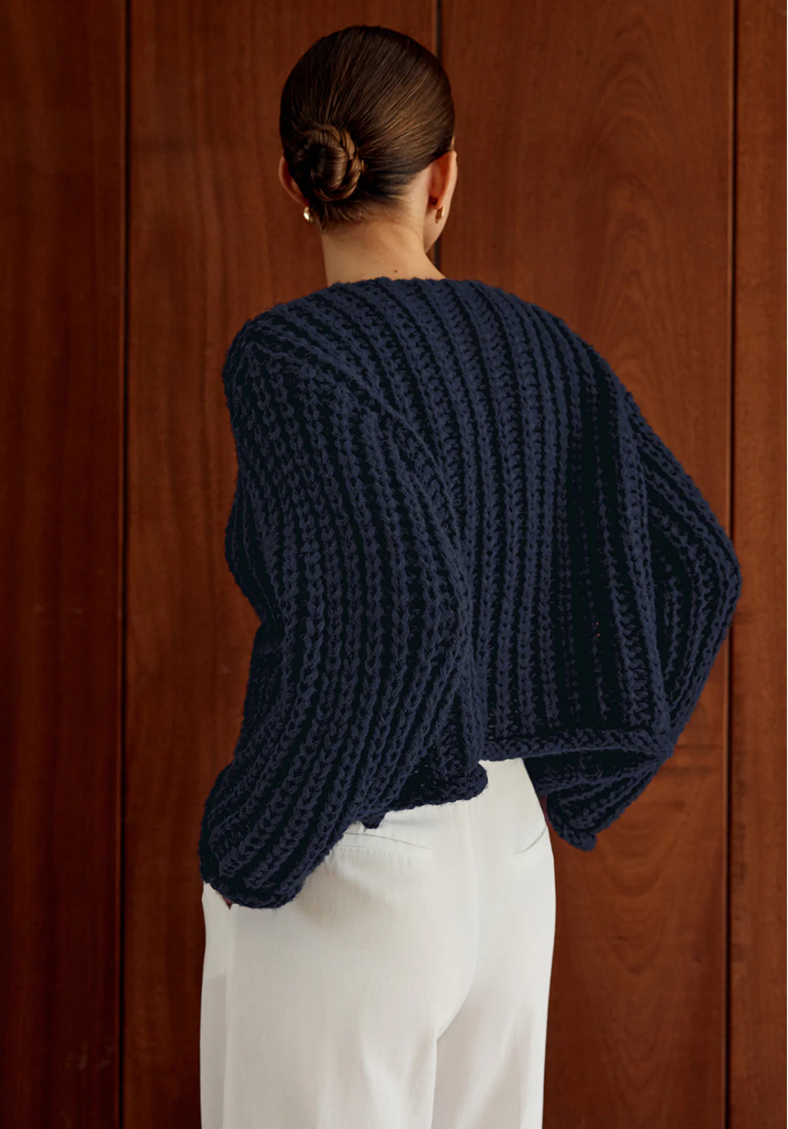 Cropped Knit Cardigan®