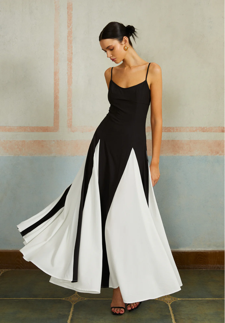 Contrasting Maxi Dress®
