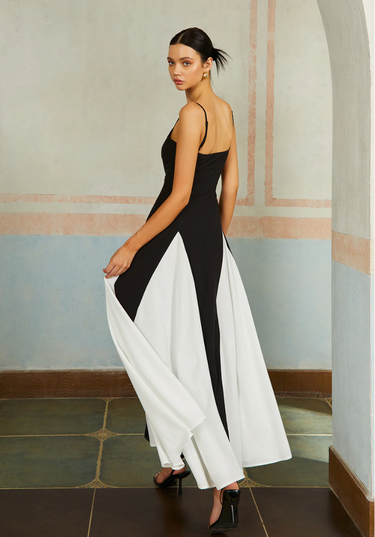 Contrasting Maxi Dress®