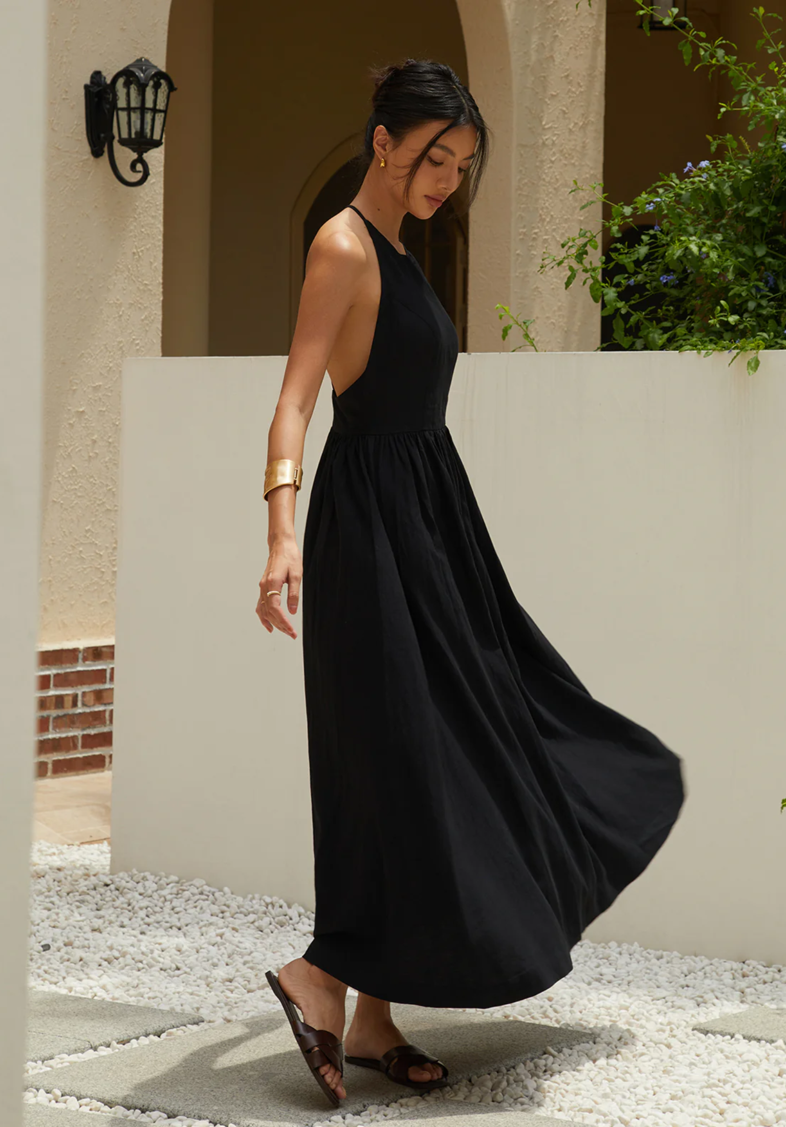 Solid Halter Maxi Dress®